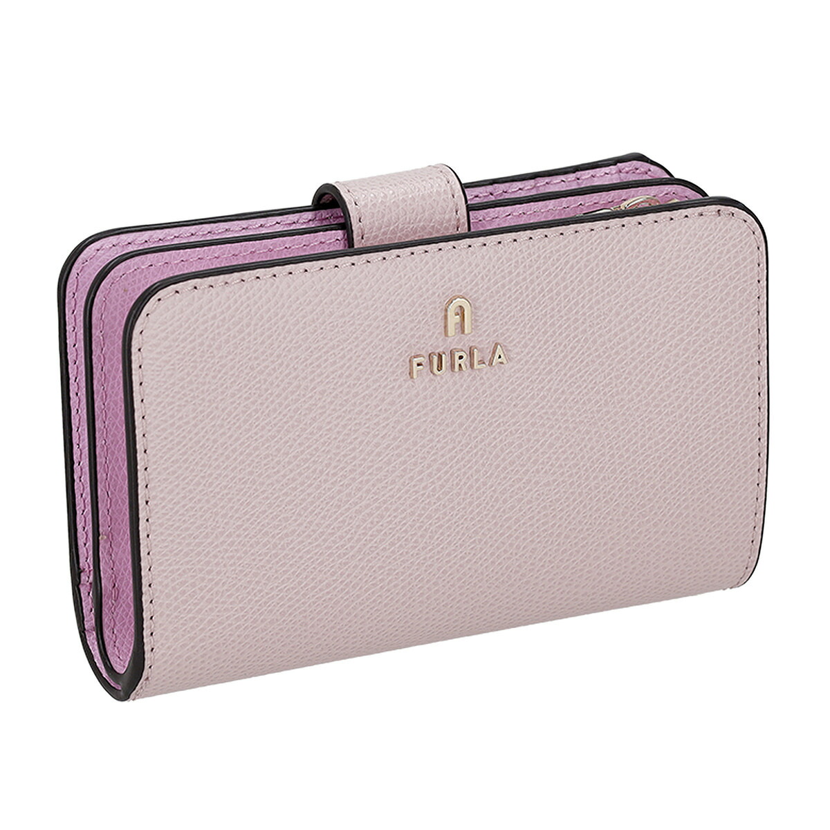 フルラ FURLA 紙入れ 二つ折り紙入れ 折りたたみ紙入れ 御釣り入れ付き添い人 WP00314-ARE000 4304S レディース パープル 本革 なめし革