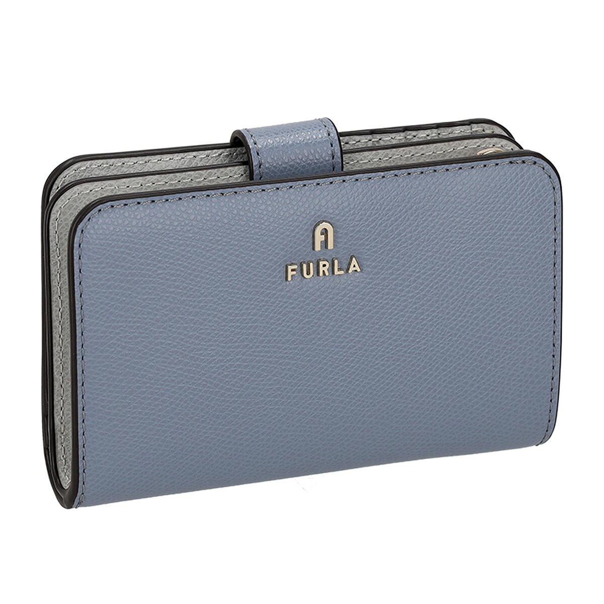 フルラ FURLA 紙入れ 二つ折り紙入れ 折りたたみ紙入れ 御釣り入れ付き添い人 WP00314-ARE000 4352S レディース 青味+薄墨色 本革 なめし革