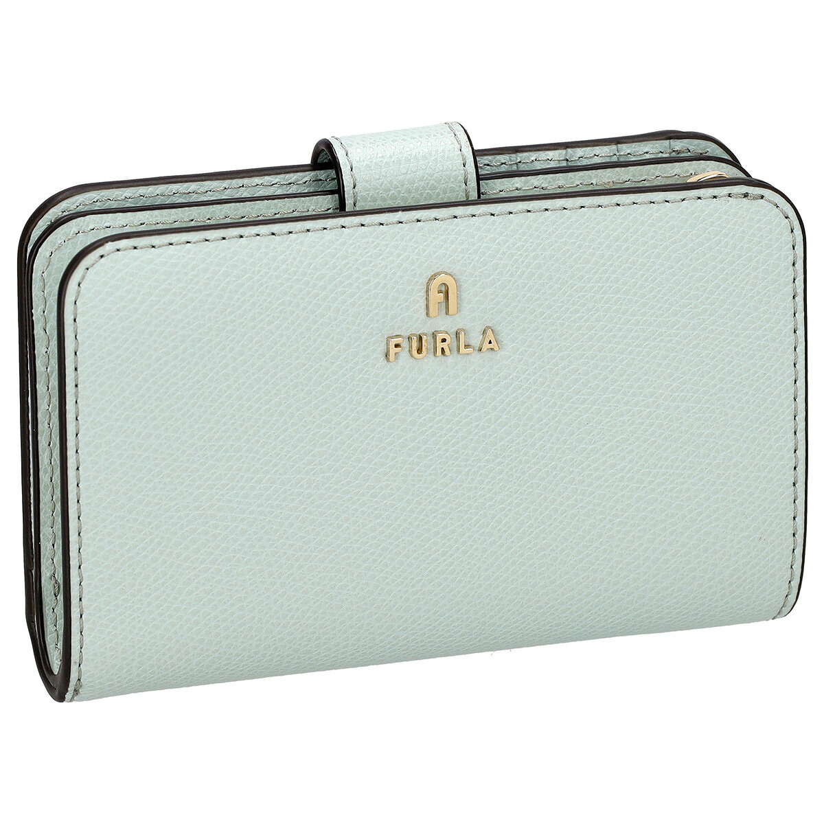 フルラ FURLA 紙入れ 二つ折り紙入れ 折りたたみ紙入れ 御釣り入れ付き添い人 WP00314-ARE000 AJ000 FURLA CAMELIA レディース 青味 本革 なめし革