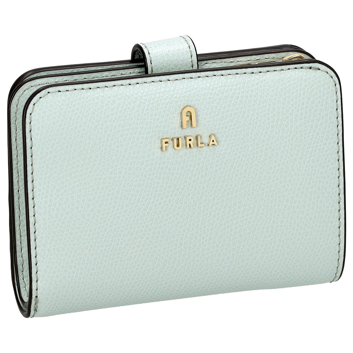 フルラ FURLA 札入れ 二つ折り札入れ 折りたたみ札入れ 御釣り入れ付き添い人 WP00315-ARE000 AJ000 FURLA CAMELIA レディース 青色 本革 なめし革 レディース財布-バッグ・小物・ブランド雑貨-財布・ケース