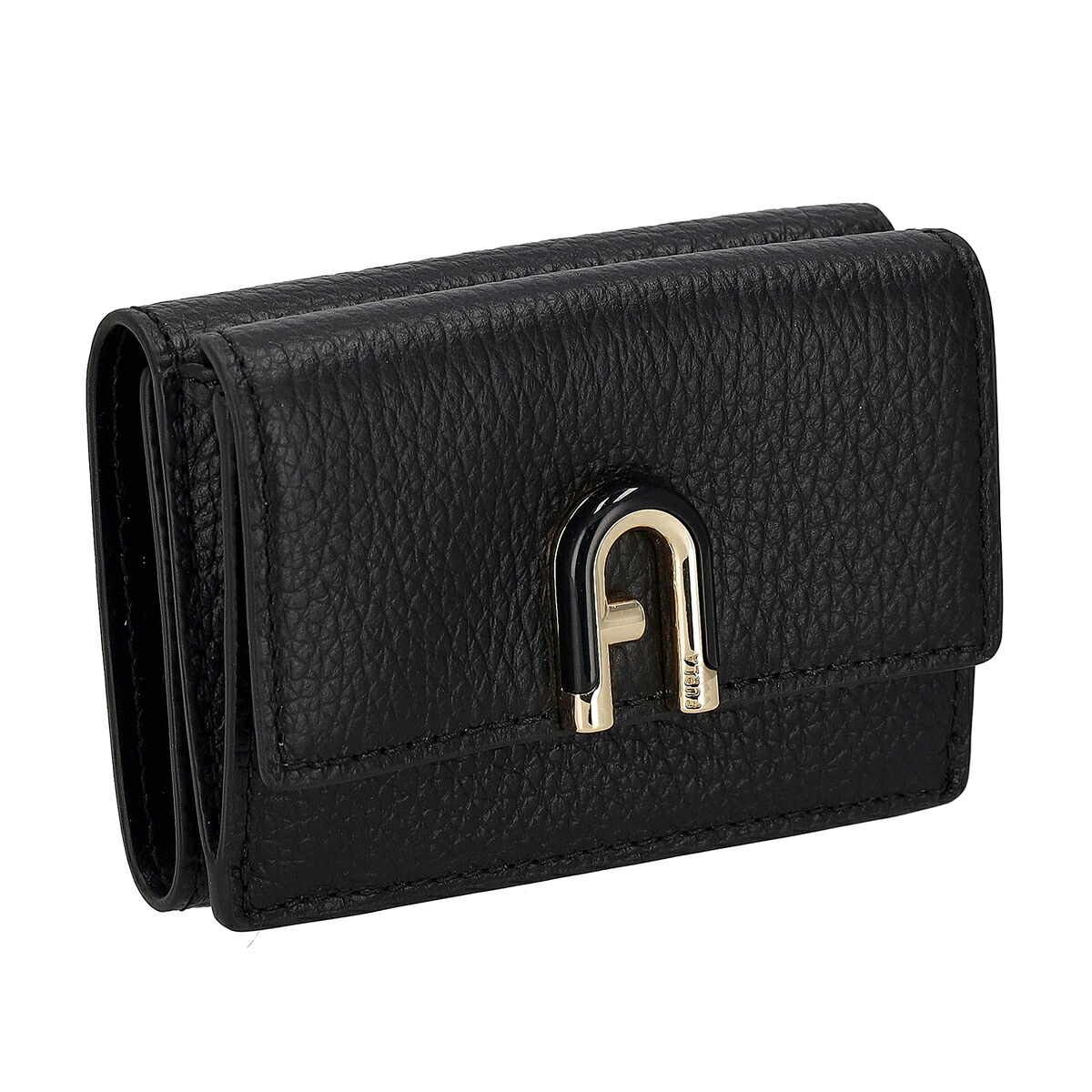 フルラ FURLA 財布 三つ折り財布 折りたたみ財布 小銭入れ付き WP00573-HSF000 O6000 IDEA イデア スモールウォレット レディース ブラック