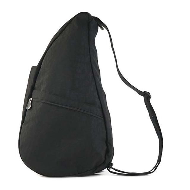 輝く高品質な ヘルシーバックバッグ Healthy Back Bag ボディバッグ ワンショルダーバッグ リュック バックパック 斜めがけバッグ 斜め掛けバッグ テクスチャードナイロン Mサイズ ブラック 黒 M レディース メンズ ブランド ママ ヘルシーバックバッグ アウトドア 斜