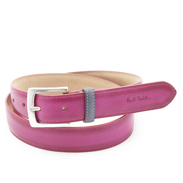 楽天市場 ポールスミス ベルト メンズ レザーベルト Paul Smith 革ベルト フィッシャーピンク グレー 068j B28 P Salada Bowl おしゃれブランド通販