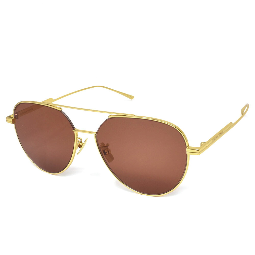 ボッテガヴェネタ BOTTEGA VENETA サングラス BV1013SK 011 アジアンフィット メンズ レディース ユニセックス ゴールド レッド｜Salada Bowl-おしゃれブランド通販 29,526円