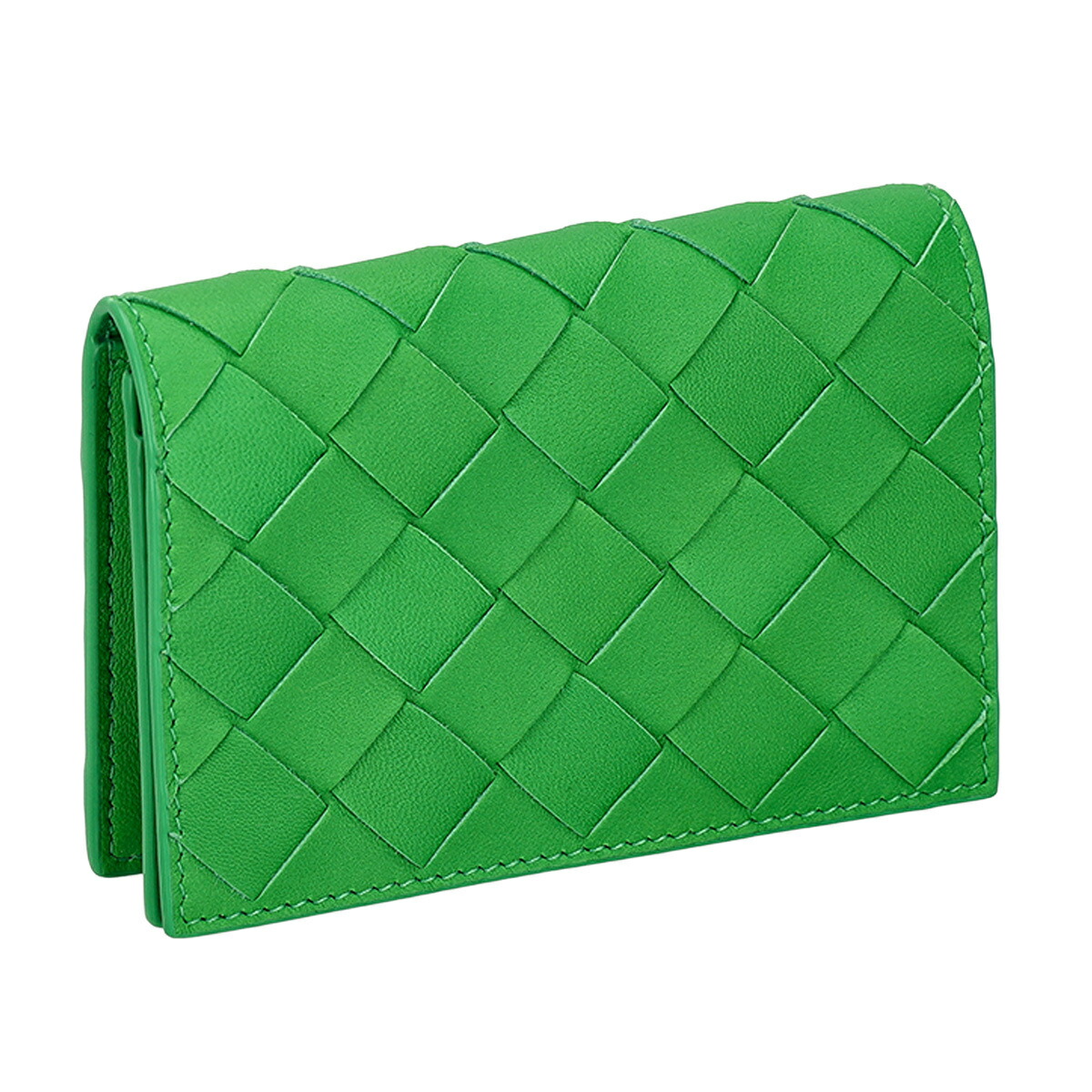 ボッテガヴェネタ BOTTEGA VENETA カードケース 名刺入れ イントレチャート 667141-V3UH2 3722 ユニセックス レディース メンズ グリーン