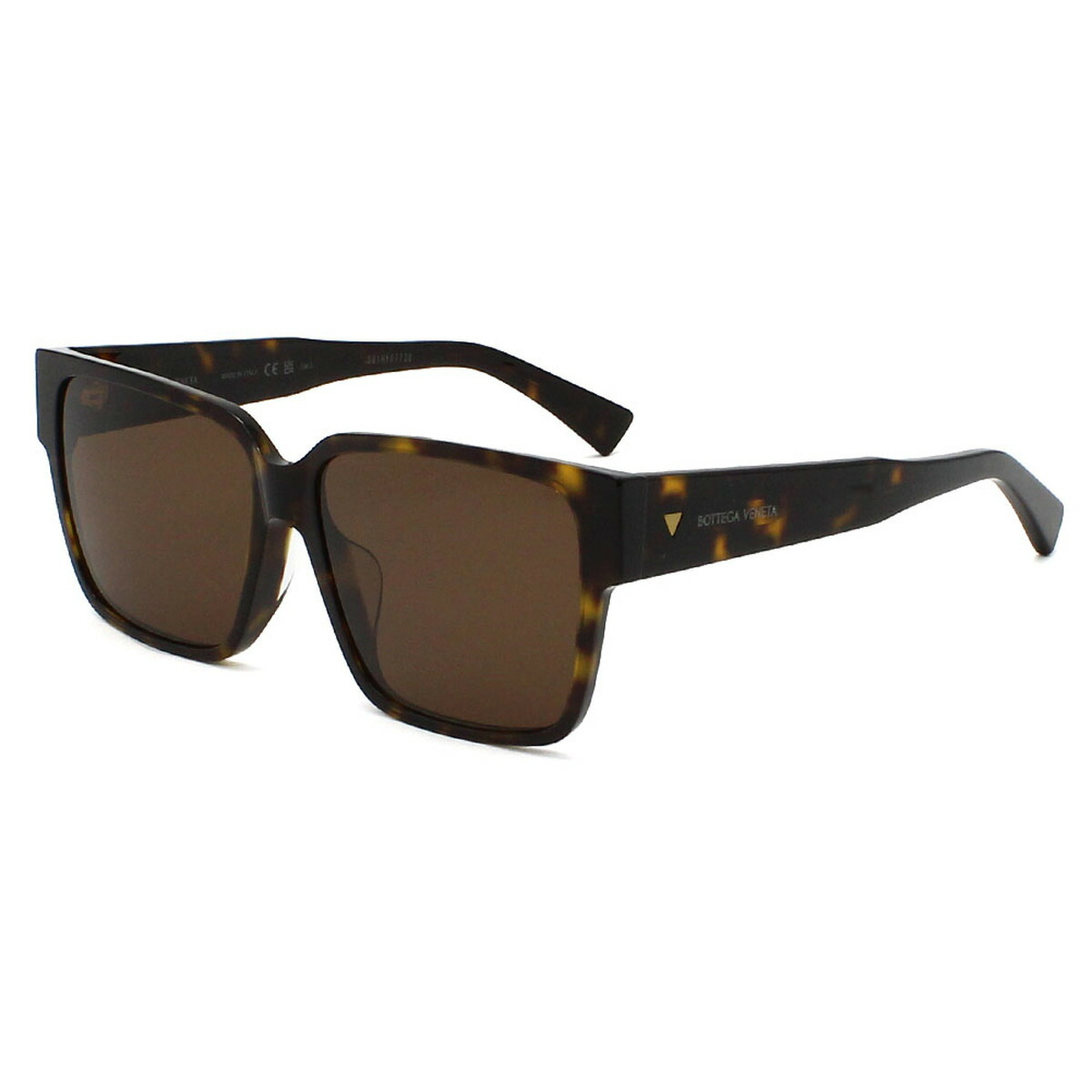 ボッテガヴェネタ BOTTEGA VENETA サングラス アジアンフィット UVカット アイウェア スクエア BV1287SA-002 メンズ レディース ユニセックス ハバナ+ブラウン
