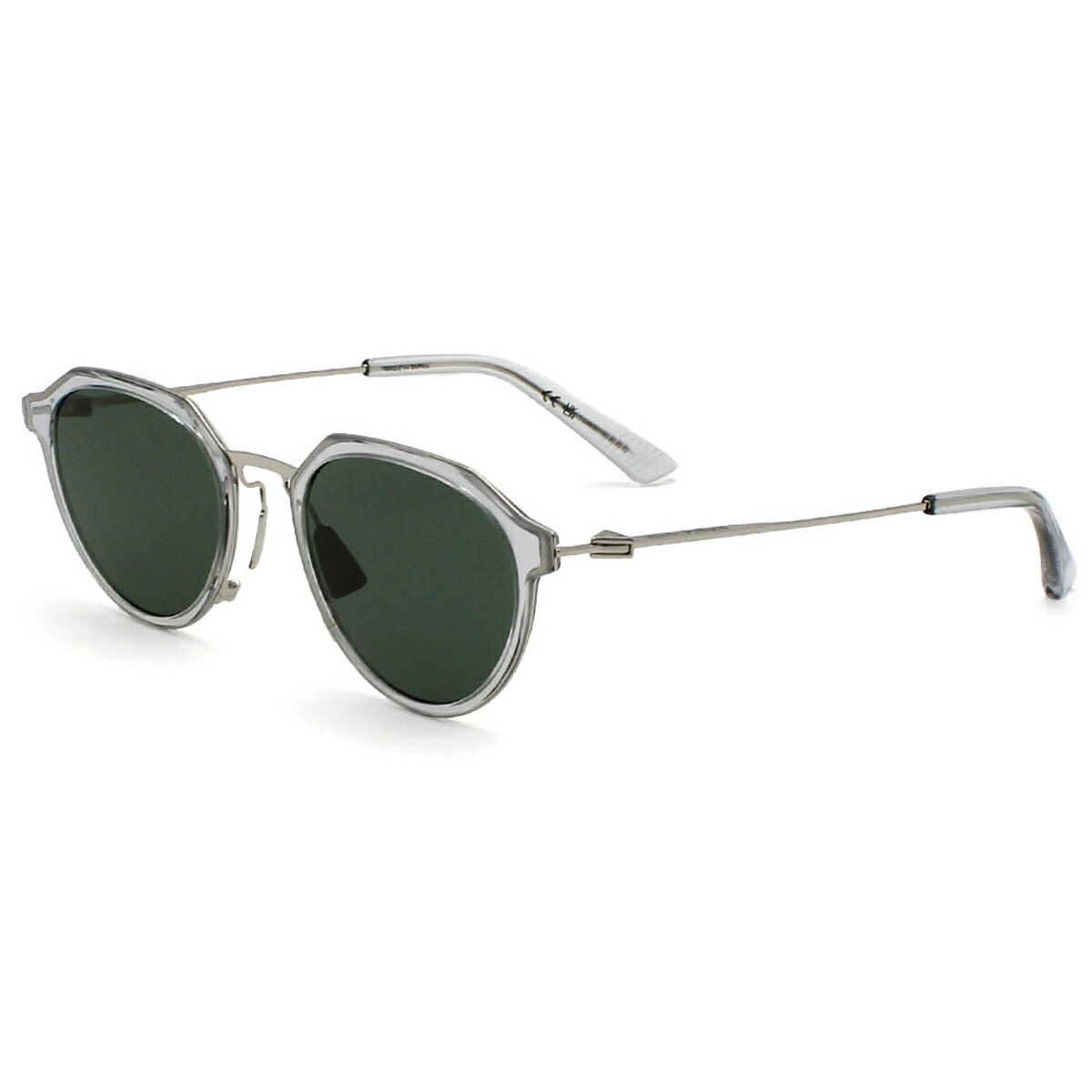 ボッテガヴェネタ BOTTEGA VENETA サングラス ノーズパット UVカット アイウェア クラウンパント BV1331S-004 メンズ レディース ユニセックス グレー+グリーン 国内正規品