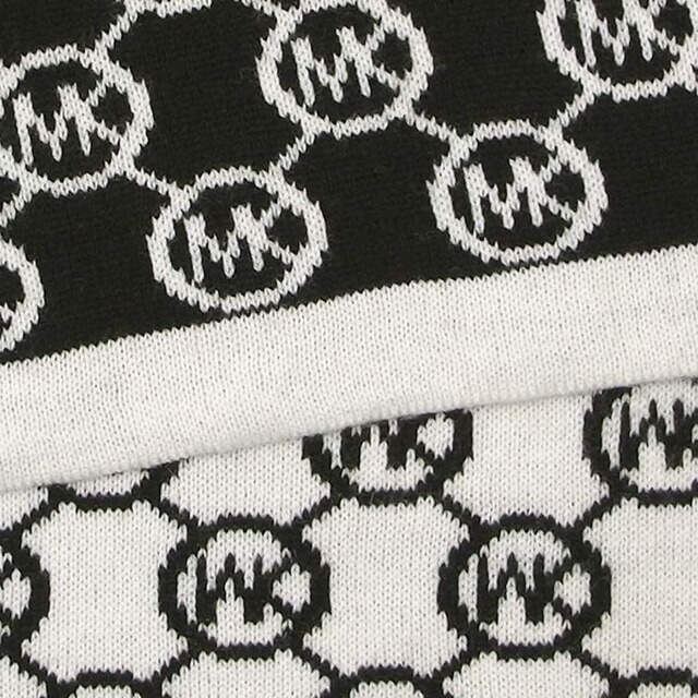 michael kors scarf black and white