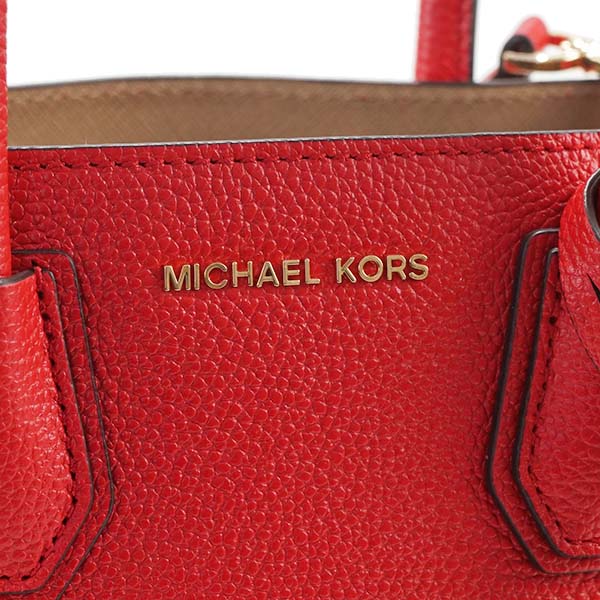 Michael Kors Shoulder Bag 30f6gm9m2l 204 Md Messenger Mercer Bright Red Mk Handbag Shawl Lady S Present Gift Is New