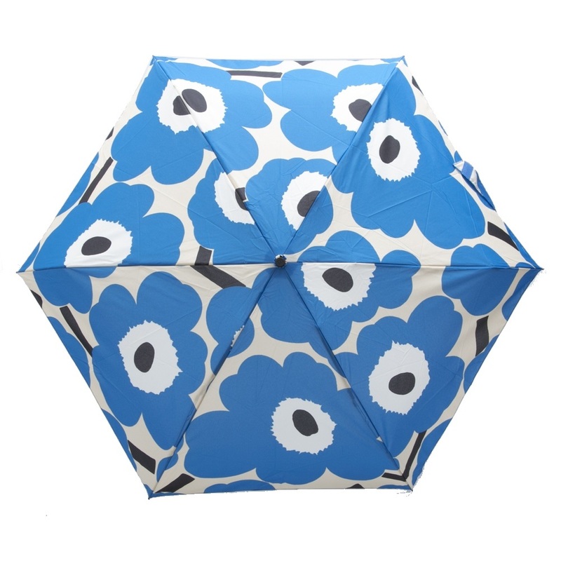 マリメッコ marimekko 折りたたみ傘 傘 雨傘 折り畳み 049701 159 MINI MANUAL ミニマニュアル UNIKKO ウニッコ ブルー系 定番キャンバス マリメッコ marimekko 折りたたみ傘 傘 雨傘 折り畳み 049701 159 MINI MANUAL ミニマニュアル UNIKKO ウニッコ ブルー系 定番キャンバス