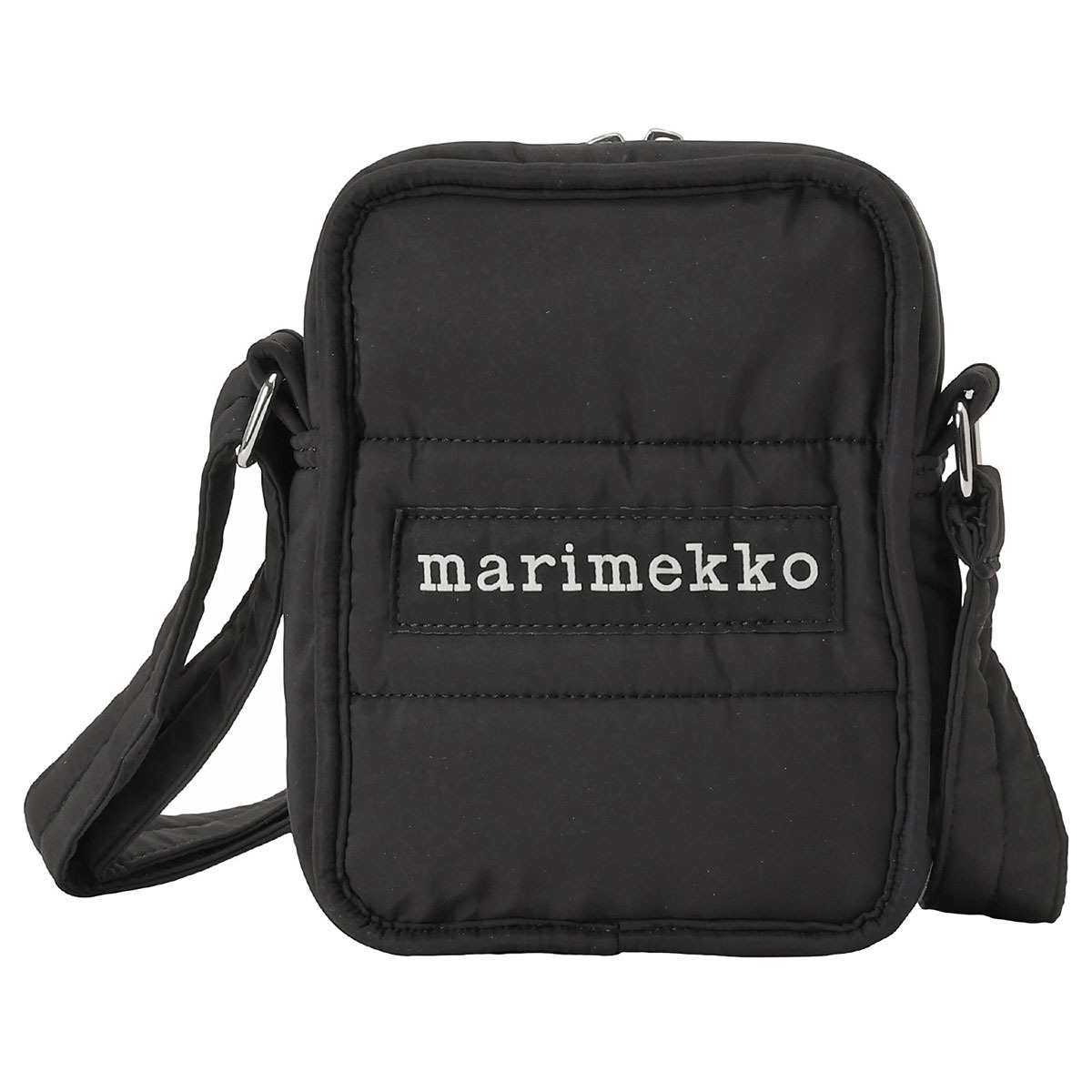 マリメッコ marimekko 御徒面子 曲がった掛け御徒面子 ショルダーバッグ ポシェット 090805 009 bbmm00536l Leimea レイメア Black 黒いこと 北欧