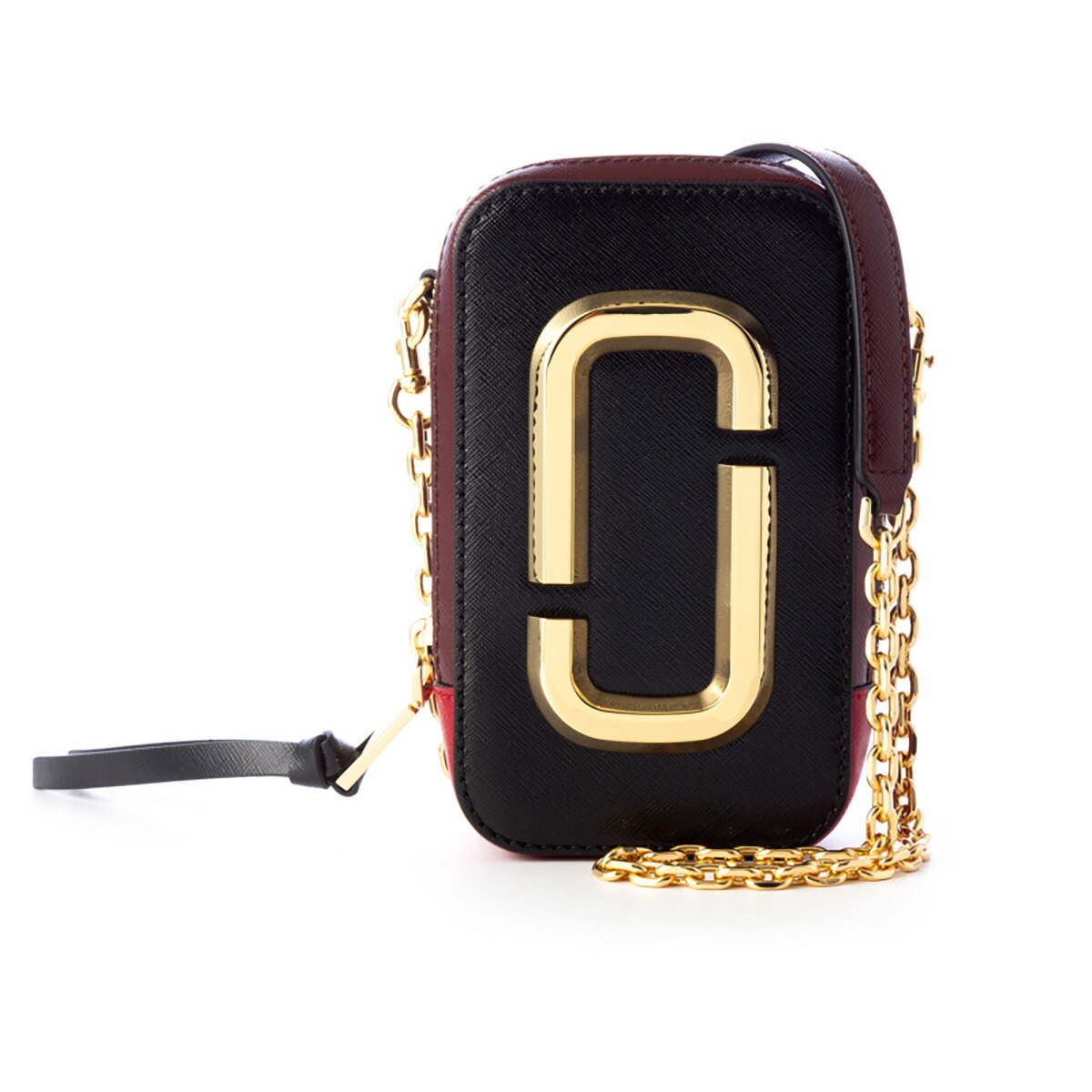 マークジェイコブス MARC JACOBS ミニ バッグ ショルダーバッグ 斜め掛けバッグ クラッチバッグ M0016765 011 レディース ブラック+レッド|Salada Bowl-おしゃれブランド通販