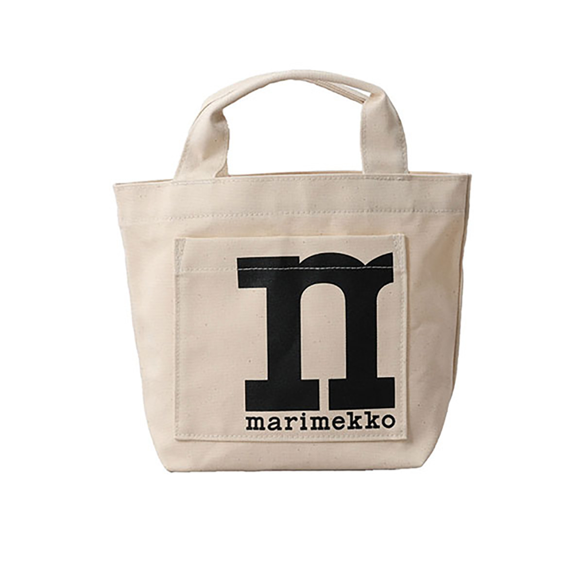 マリメッコ marimekko バッグ ハンドバッグ ミニトート 091979 100 MONO MINI TOTE SOLID BAG レディース アイボリー