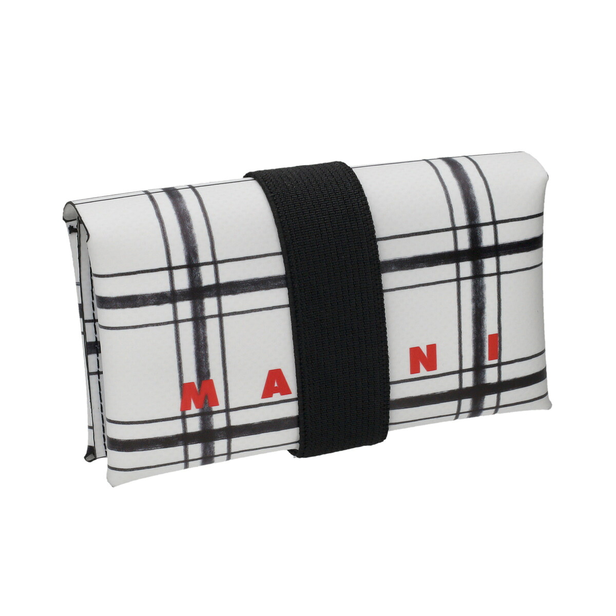 マルニ MARNI 札入れ 三つ折り札入れ 折りたたみ札入れ 御釣り入れ付き添い人 PFMI0007U9 P6052 ZO651 ORIGAMI オリガミ 照合のしるし レディース メンズ ユニ一発やる 白いこと+黒いこと メンズ財布-財布・ケース-バッグ・小物・ブランド雑貨