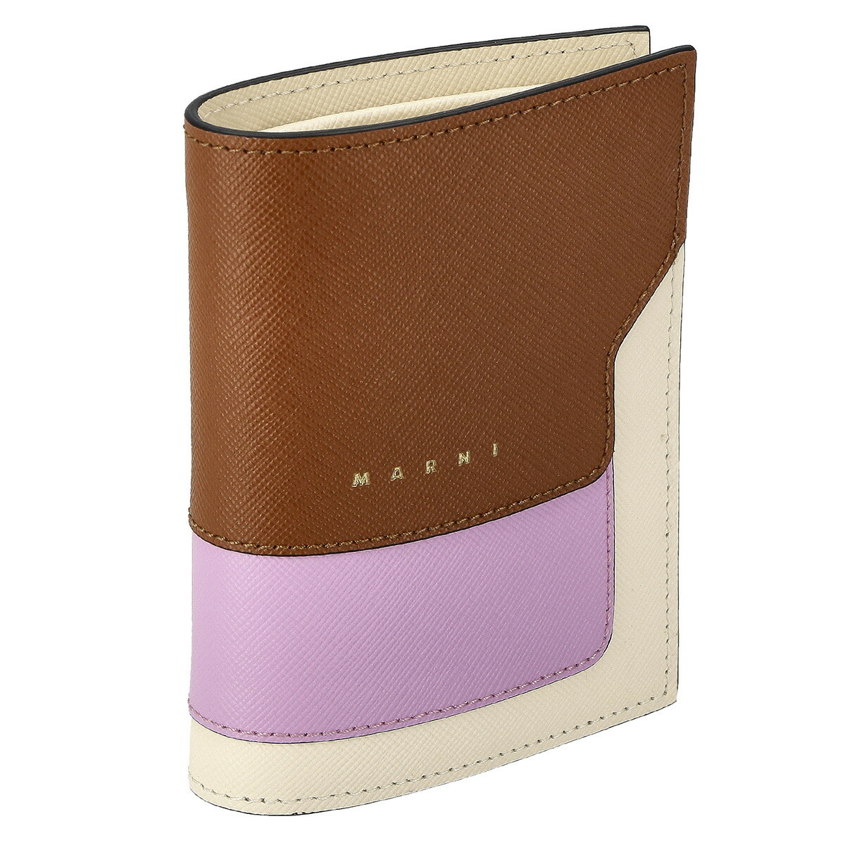 おはな MARNI 二つ折り財布 レザー ピンク/ベージュ 楽天市場】マルニ