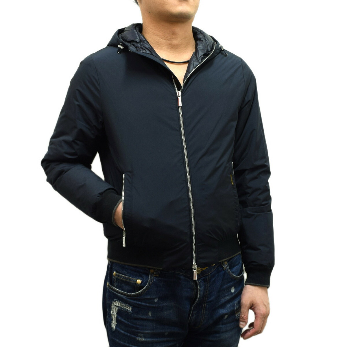 楽天市場】MOORER ムーレー ボンバージャケット STAZIO SKT