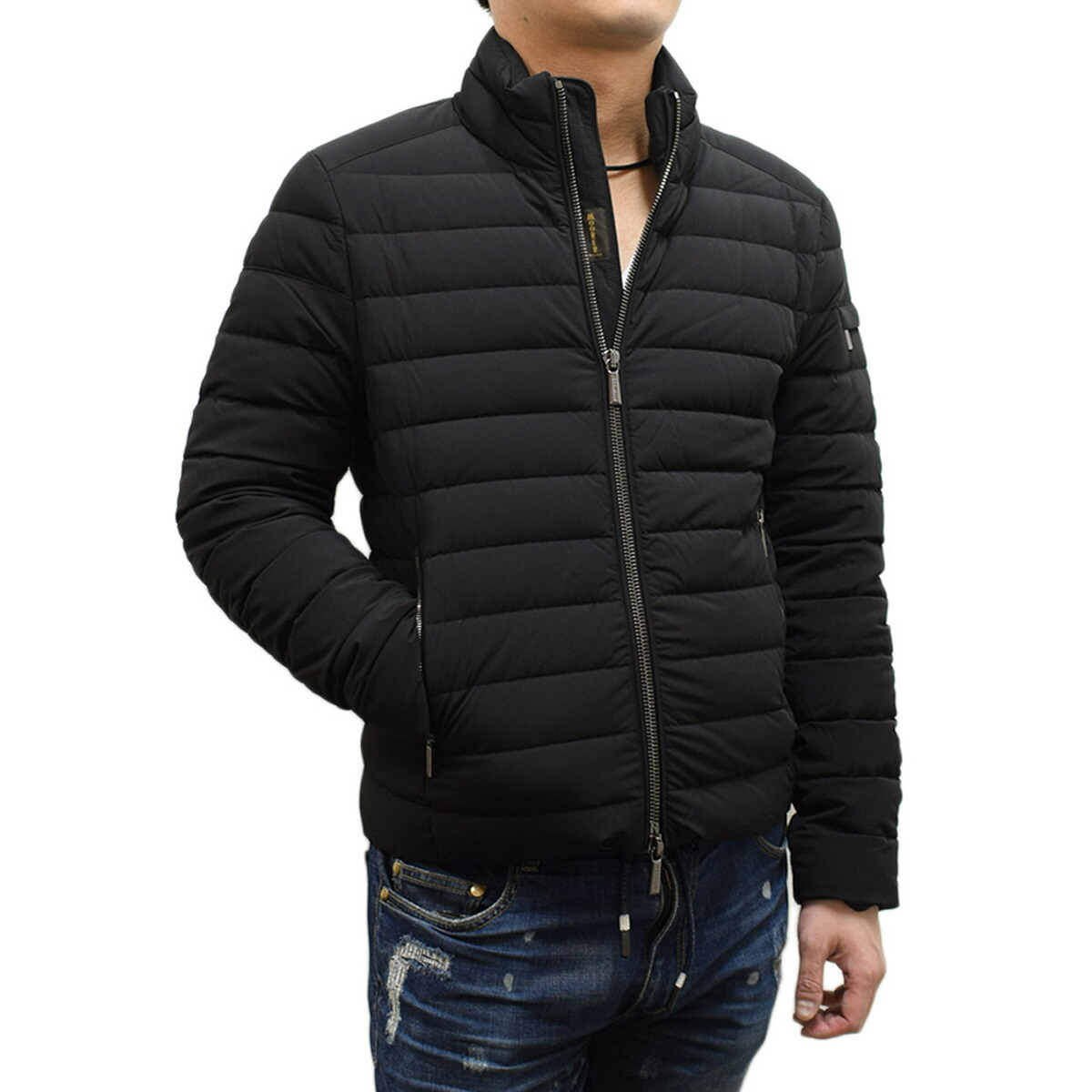 楽天市場】ムーレー ダウン メンズ 撥水 ストレッチナイロン スタンド