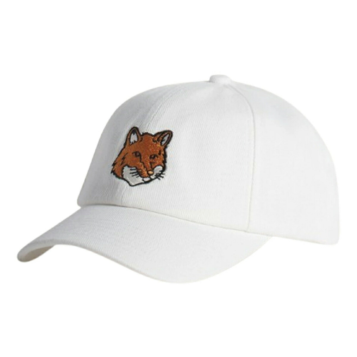 メゾンキツネ MAISON KITSUNE キャップ ベースボールキャップ 6パネル 帽子 ロゴ 刺繍 調節可能 PM06100WW0096 P100 メンズ レディース ユニセックス ホワイト|Salada Bowl-おしゃれブランド通販