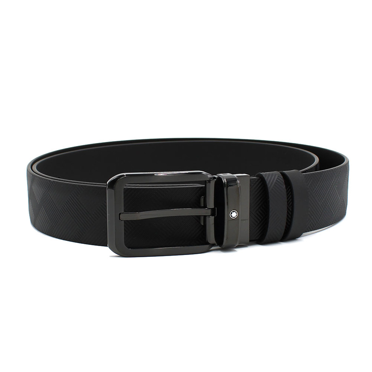 MONTBLANC モンブラン レザー ベルト メンズ レディース ビジネス 黒 ブラック レザーベルト、30 mm - 高級ベルト – Montblanc® JP