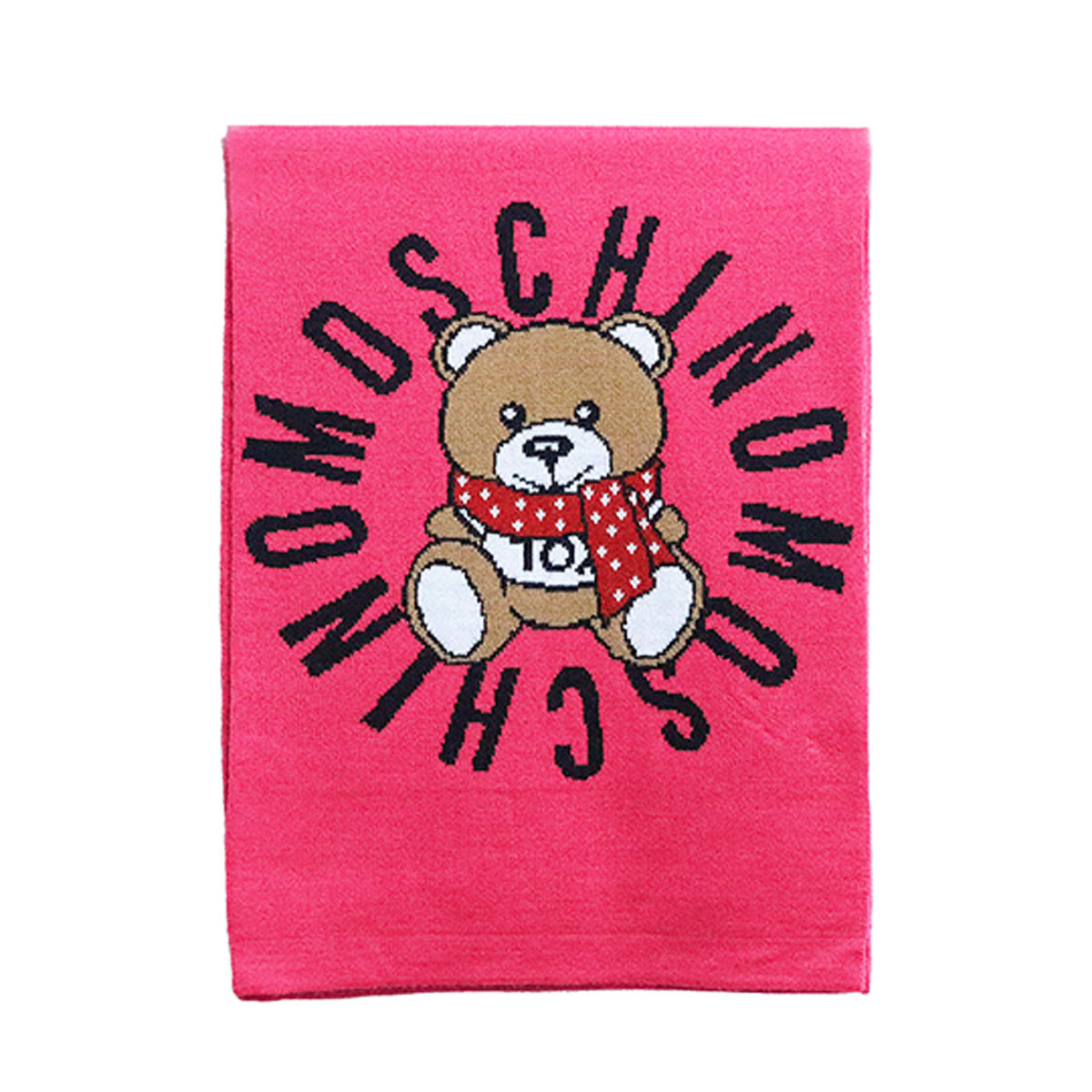モスキーノ MOSCHINO マフラー レディース M2333 30673 009 TOY テディベア ウール混紡 マフラー ストール フューシャピンク｜Salada Bowl-おしゃれブランド通販
