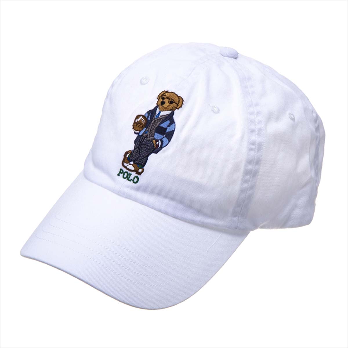 公式店舗 ラルフ ローレン キャップ 帽子 ホワイト ベースボールキャップ ポロベア 想像を超えての Korlaobkk Com