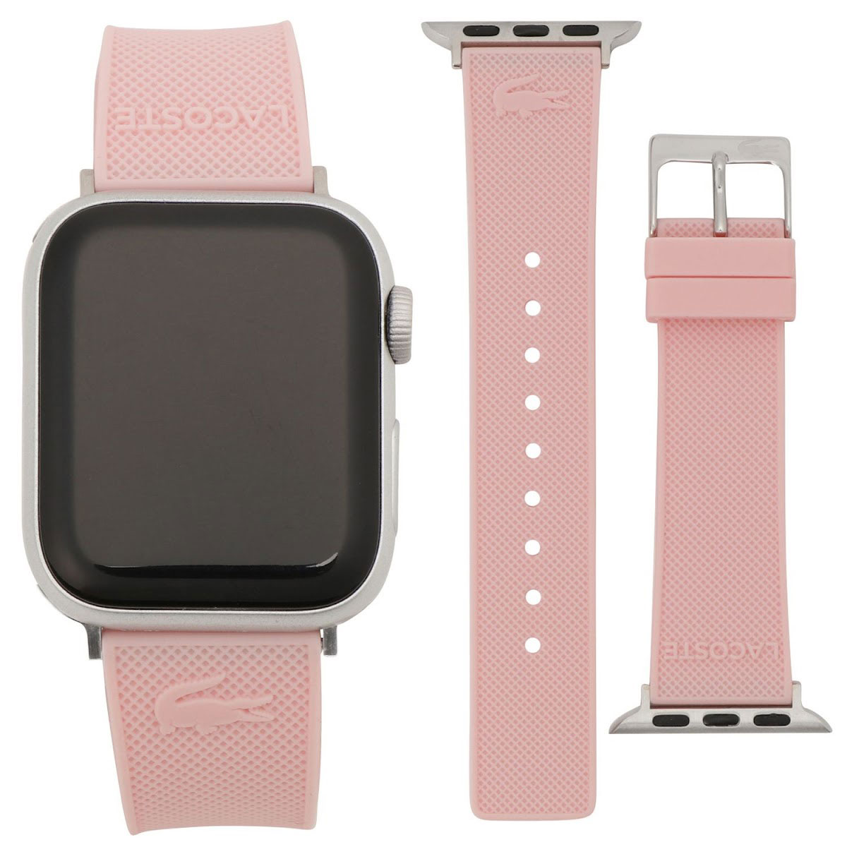 ☆新品　LACOSTE　アップルウォッチ専用ベルト　2050024 LACOSTE ラコステアップルウォッチ用バンド 替えベルト レザー