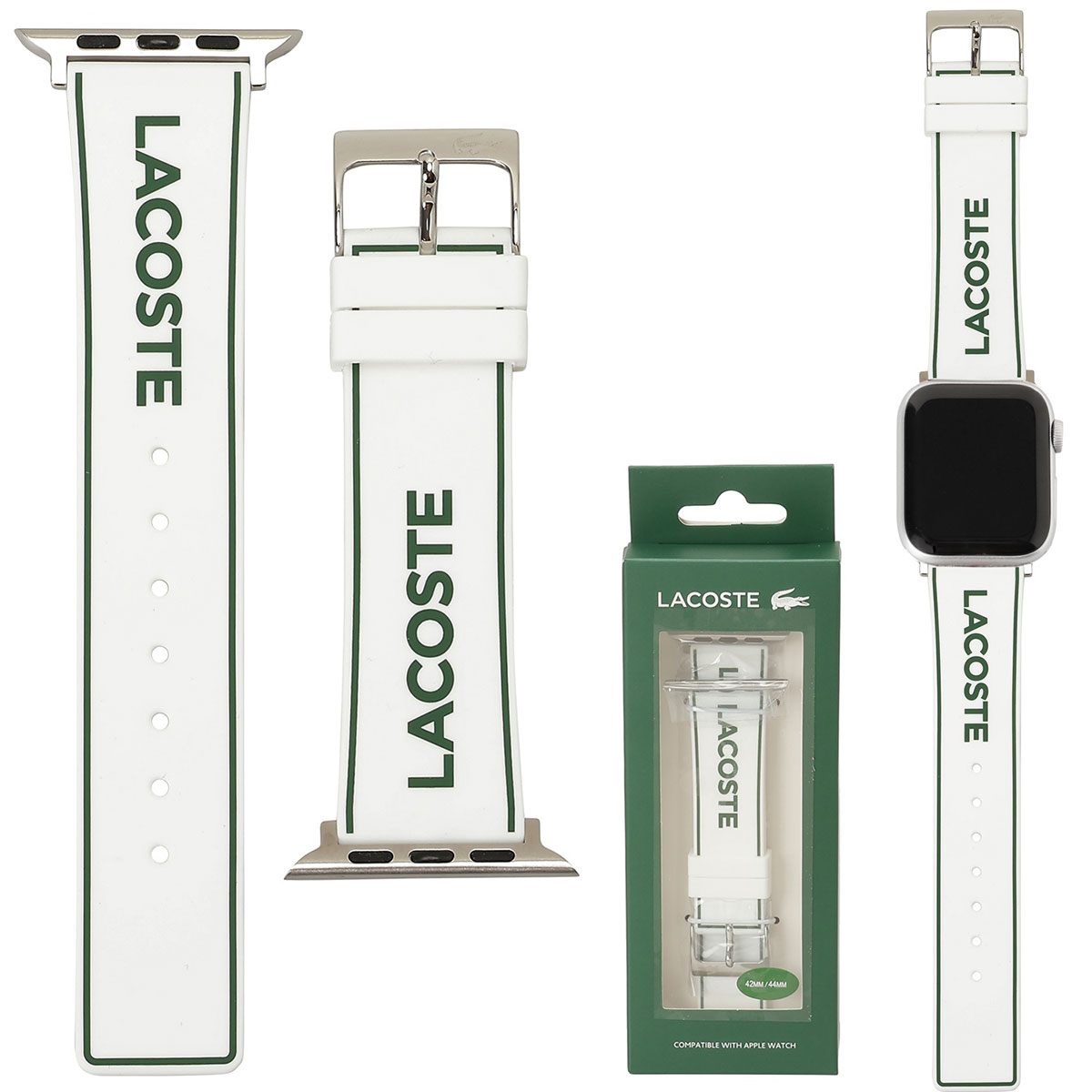 ☆新品　LACOSTE　アップルウォッチ専用ベルト　2050024 Amazon.co.jp: [ラコステ] アップルウォッチ 交換バンド 38mm