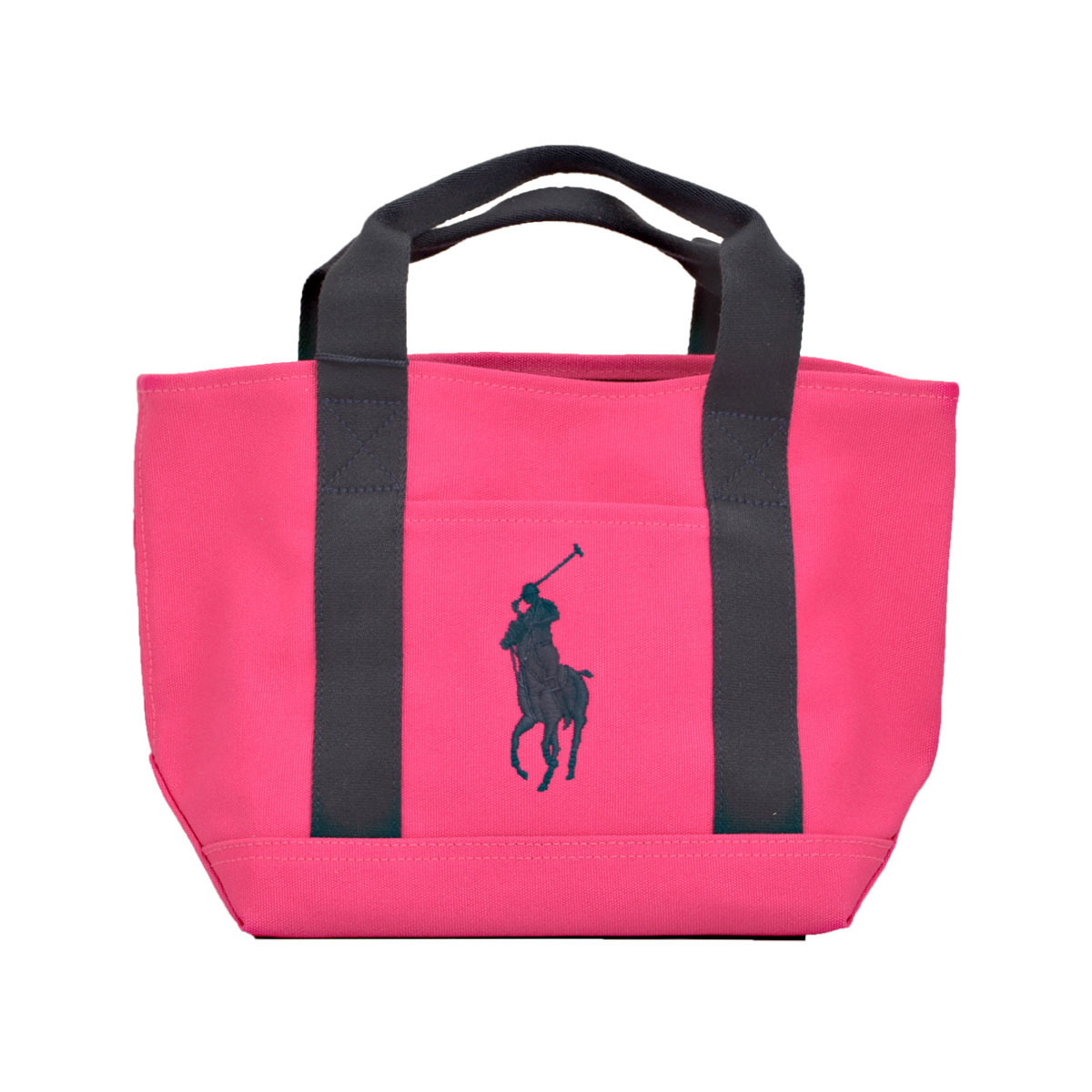 ラルフローレン Ralph Lauren ポロラルフローレン Polo Ralph Lauren バッグ キャンバス トートバッグ CWRLCSAG9T00130 064 ピンク+ロゴネイビー