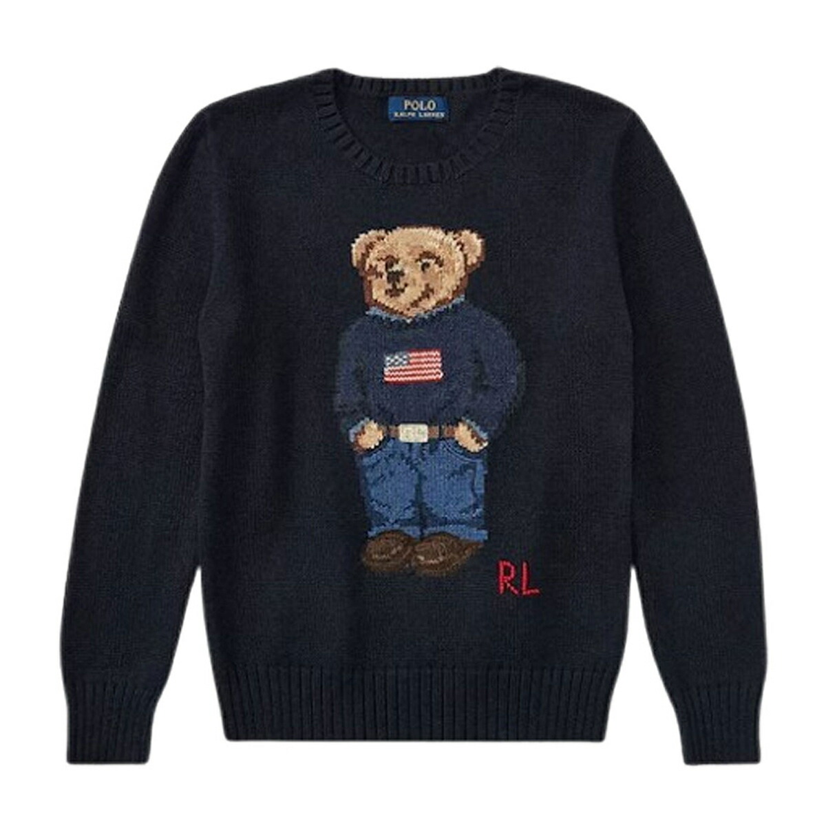 ポロ ラルフローレン POLO RALPH LAUREN セーター ニット トップス ポロベア くま ギフト プレゼント 323668286 002 キッズ ダークネイビー