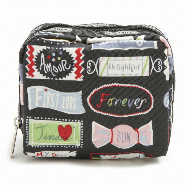 Lesportsac Including Cosmetic Case Pouch Makeup Bag Las Brand Por Cute New Square Sweet Talk