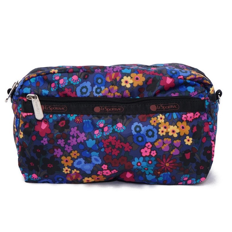 A Reply Port Case Lesportsac Porch Dream Cosmetic 2436 F033 Cosmetics Alices Garden Alice Flower Pattern Multicolored
