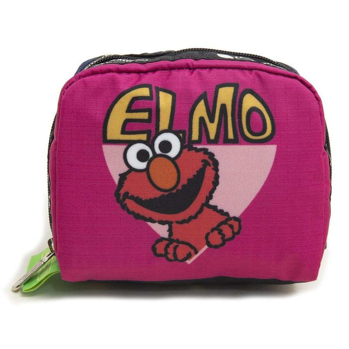 レスポートサック Lesportsac ポーチ 6701 G753 Square Cosmetic 保守的コスメティック 飾りつけるポーチ マルチポーチ Elmo And Grover エルモ 耀き酒所 セサミストリート共同 レスポ セサミ Sesami Street キャラ コスメポーチ マルチ匣 小物入れ メイクポーチ ミニ