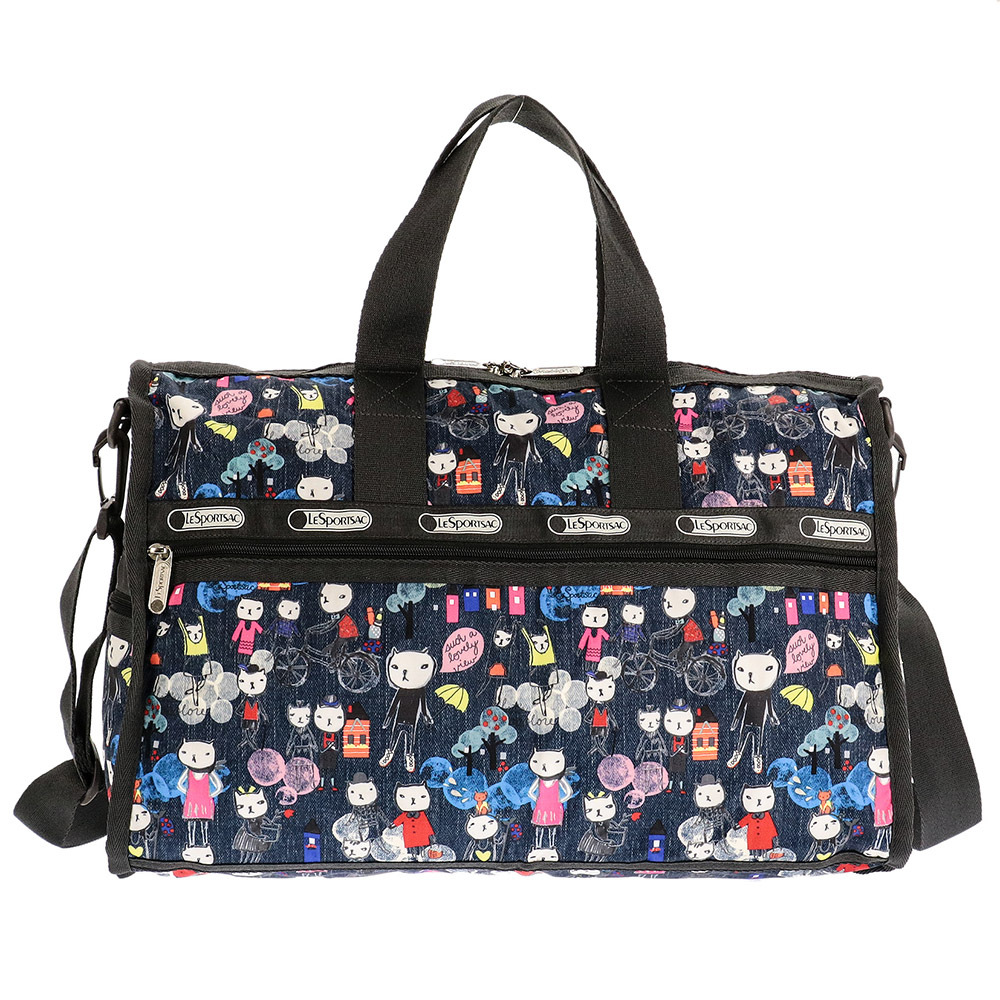 Rakuten Fashion The Sale対象商品 レスポートサック Lesportsac バッグ ミニボストンバッグ ショルダーバッグ 7184 D865 Medium Weekender ミディアム ウィークエンダー Hiking Day Navy ネイビー系マルチ Fmcholollan Org Mx