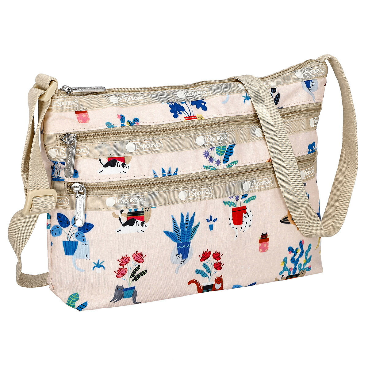 レスポートサック LeSportsac 斜めがけバッグ ショルダーバッグ 7562 F645 SMALL CLEO CROSSBODY COMFY CATS ライトピンク系マルチ lespo 楽天市場】レスポートサック LeSportsac バッグ 斜めがけバッグ