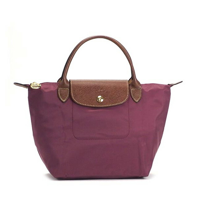 Longchamp Longchamp Le Pliage Handbag Bag Foldable Mini Handbag Fig Dark Magenta Systems Fig Light Folding Ladies Brand White Birthday Christmas