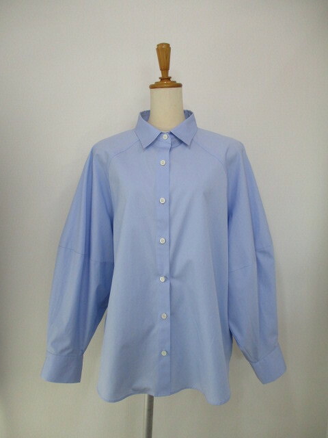 送料無料 マイカ&ディール MICA&DEAL volume sleeve bl 0126101010 ボリュームスリーブ シャツ 綿素材 着心地 ラグランスリーブ シルエット コーデ SAXE|samedi et dimanche