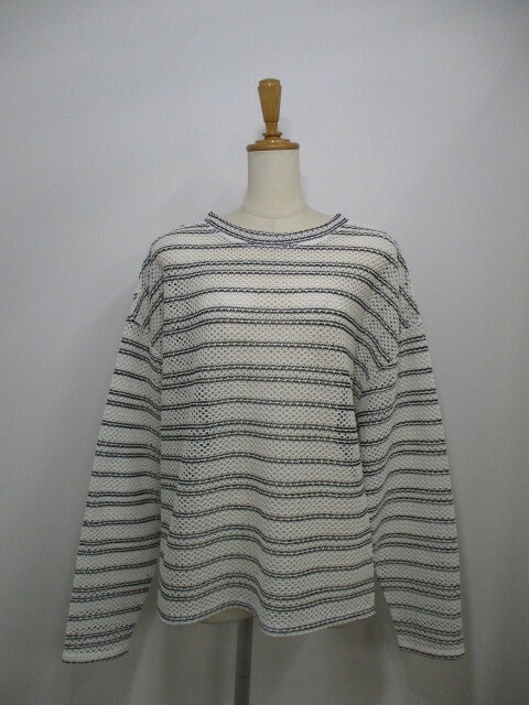 シニョン　CHIGNON　 2WAYｼｱｰﾎﾞｰﾀﾞｰTOPS　[8556-500KK] オフホワイトCHIGNON 2026 PRE-SPRING｜samedi et dimanche