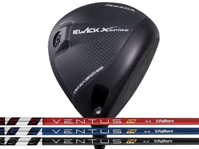 muzik BLACK X Spire ドライバー 値下げしました Muziik (ムジーク) BLACK XSPIRE ドライバー 試打クラブが入荷