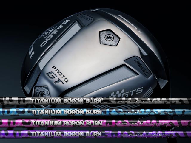 BALDO (バルド) TT DRIVER GT5 DEEP PROTO Reve TITANIUM BORON BURNシャフト
