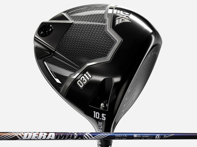 PXG (ピーエックスジー) 0311 BLACK OPS ULTRA-LITE ドライバー　DERAMAX 08D Premiumシャフト