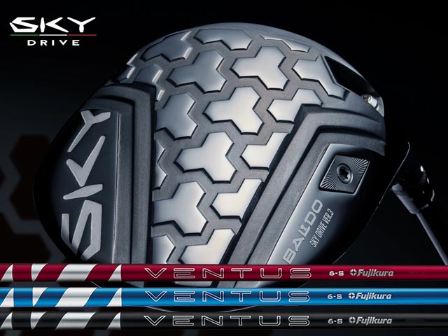BALDO (バルド) SKY DRIVE VER.3 １番ウッド 24 VENTUS RED/BLUE/BLACK立て坑