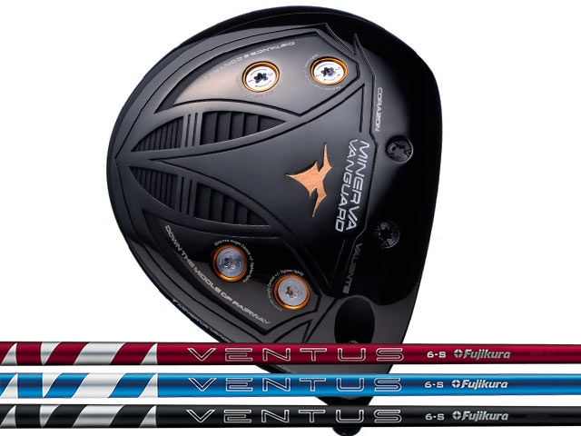 MINERVA VANGUARD １番ウッド 24 VENTUS RED/BLUE/BLACK立て坑