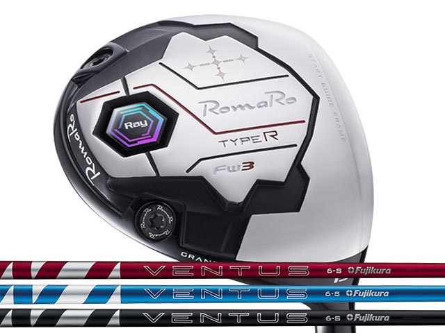 RomaRo (ロマロ) Ray TYPE R フェアウェイウッド 24 VENTUS RED/BLUE/BLACK矢がら