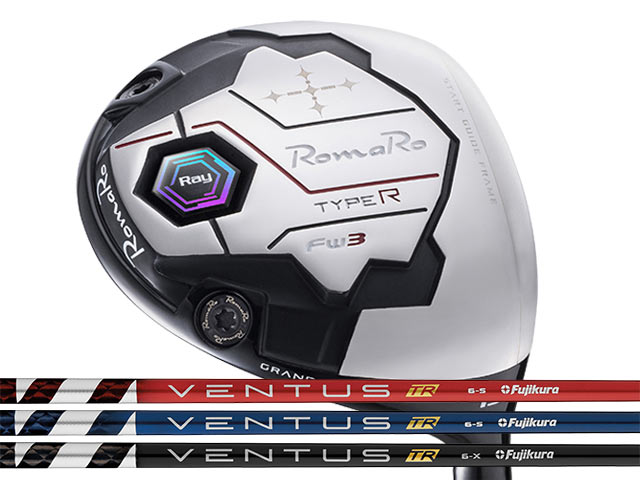 RomaRo (ロマロ) Ray TYPE R フェアウェイウッド VENTUS TR RED/TR BLUE/TR BLACK矢がら
