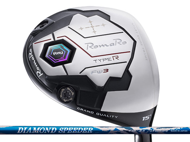 RomaRo (ロマロ) Ray TYPE R フェアウェイウッド DIAMOND Speeder FW矢がら