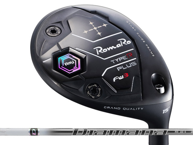 RomaRo (ロマロ) Ray TYPE R PLUS フェアウェイウッド　Diamana PDシャフト 62,920円