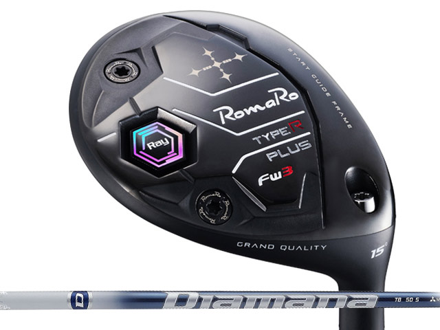 RomaRo (ロマロ) Ray TYPE R PLUS フェアウェイウッド　Diamana TBシャフト｜ゴルファーズ・ガレージ・サムライ