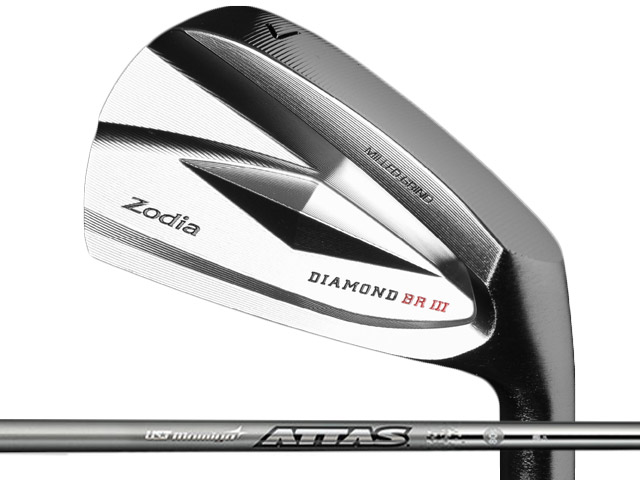 Zodia (ゾディア) DIAMOND BR III アイアン 5-Pw　ATTAS IRON 10シャフト｜ゴルファーズ・ガレージ・サムライ