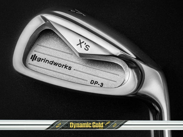 Grindworks (グラインドワークス) X's DP-3 アイアン 6-Aw (6本セット) Dynamic Gold MID 115シャフト|ゴルファーズ・ガレージ・サムライ