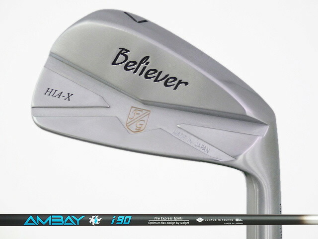 藤本技工 FG Believer HIA-X アイアン 5-Pw Fire Express Spirits AMBAY IRONシャフト|ゴルファーズ・ガレージ・サムライ